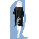 Wayang Kulit Kaftan Long (Black)